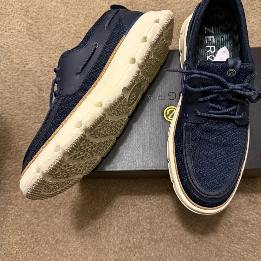 COLE HAAN zero ground navy blue men’s shoe size 12 - Picture 2 of 5